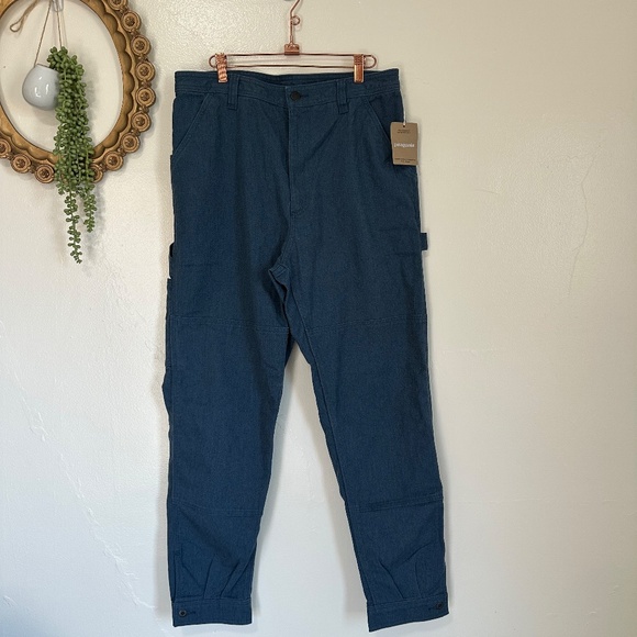Patagonia Women's All Seasons Double Knee Work Pants, Stone Blue, NWT, Sz 12 - Picture 2 of 11